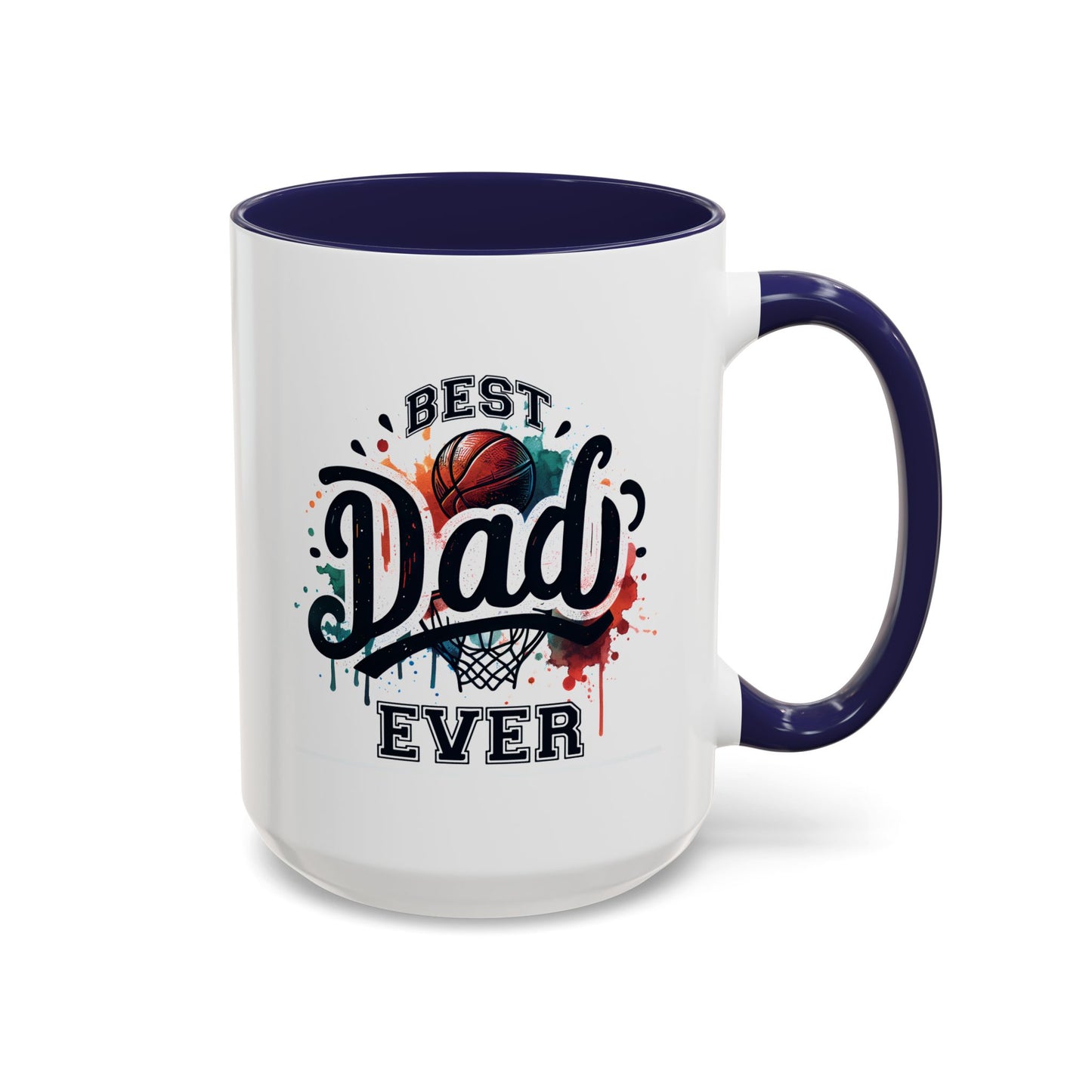 Father's Day Mug - Best Dad Ever Basketball