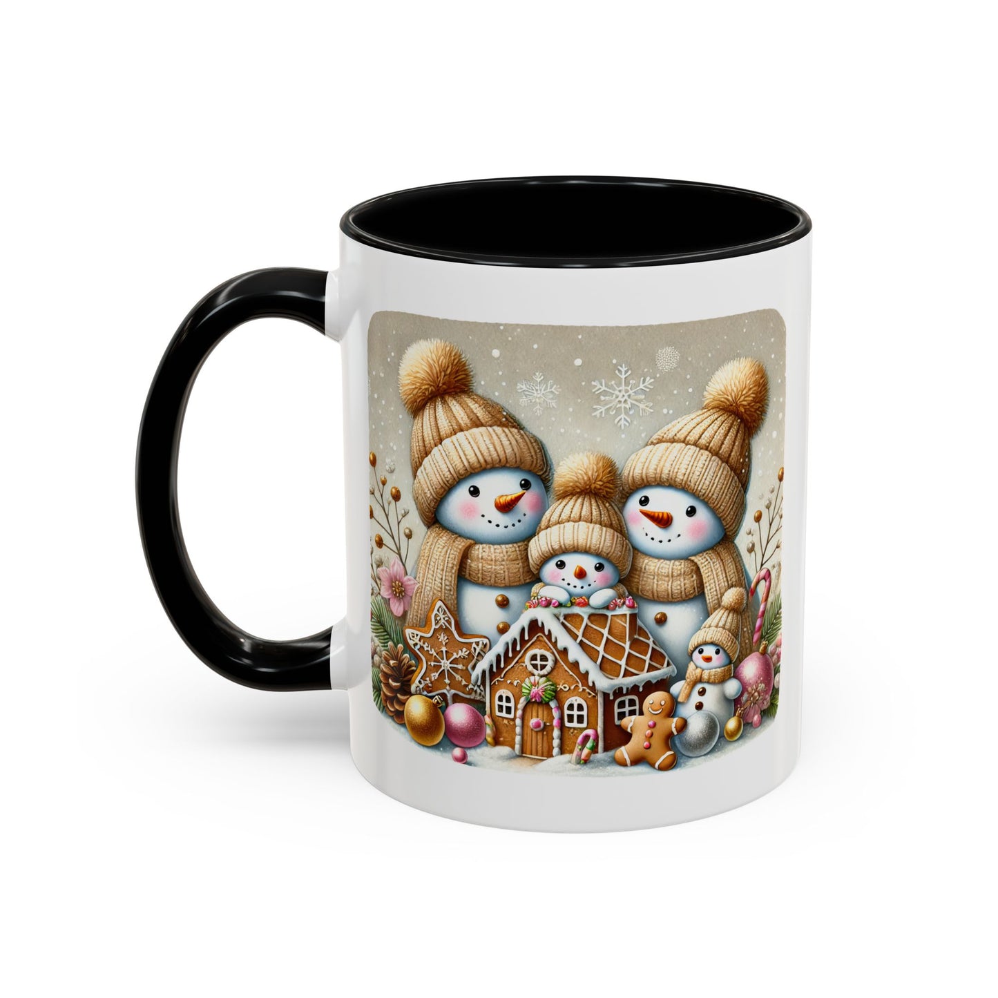 Christmas Mug - Gingerbread Snowman Family 2
