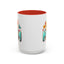 Mother's Day Mug - Mom Cat Red Heart