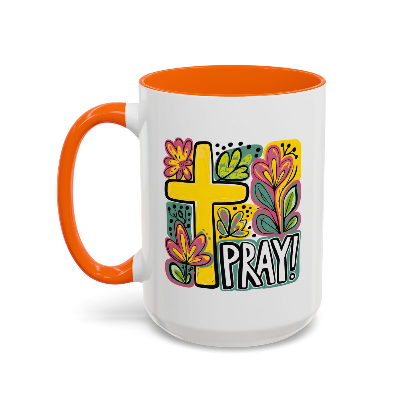 Religious Mug - Pray Cross