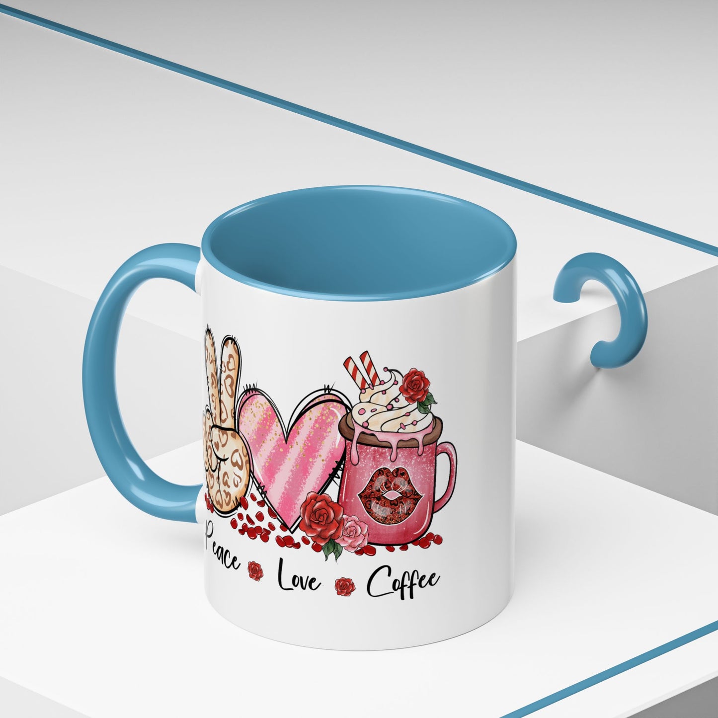 Humor Mug - Peace Love Coffee