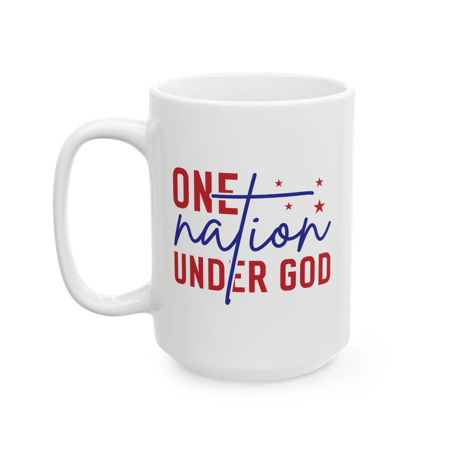 4th of July Mug - One Nation Under God Patriotic