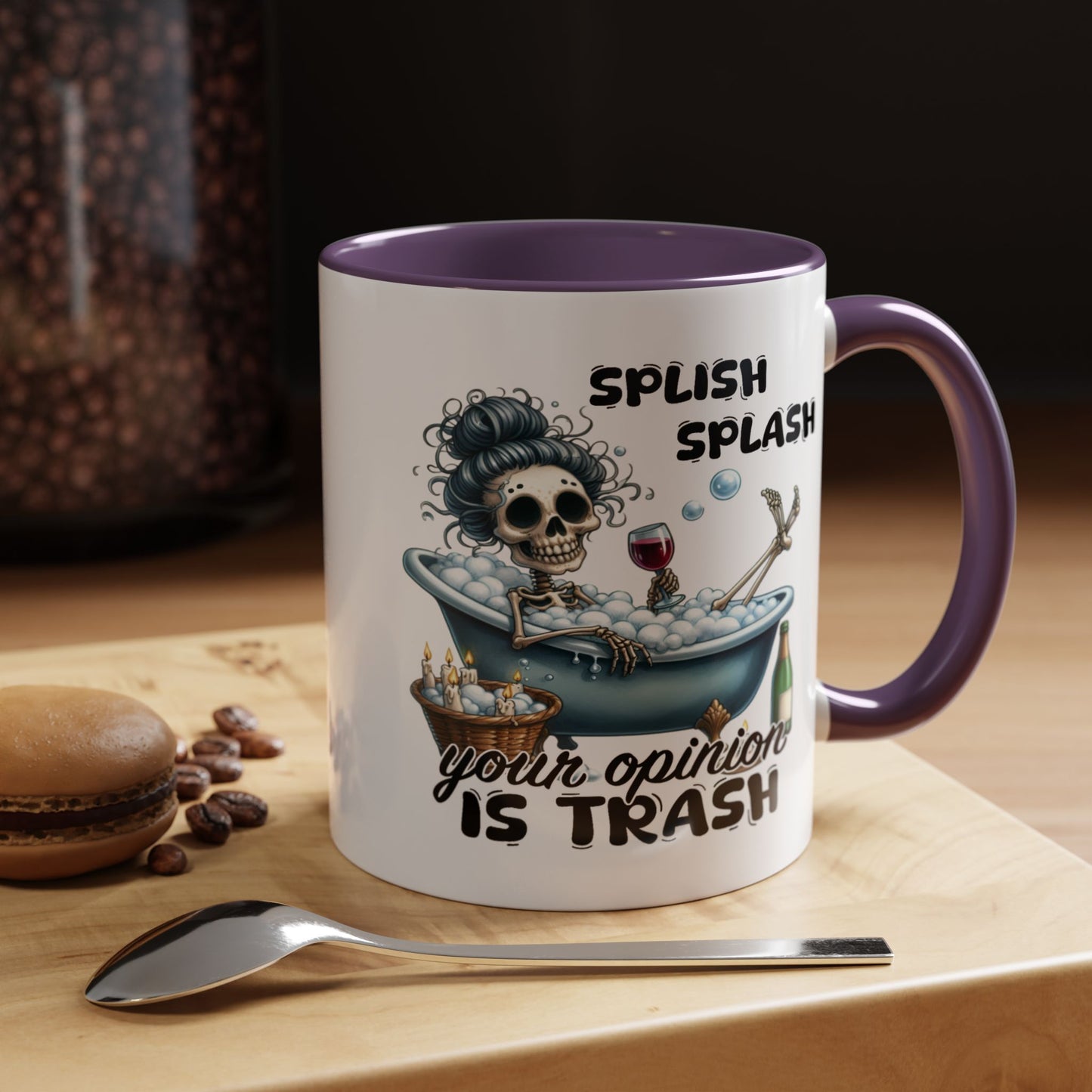Humor Mug - Splish Splash Your Opinion is Trash