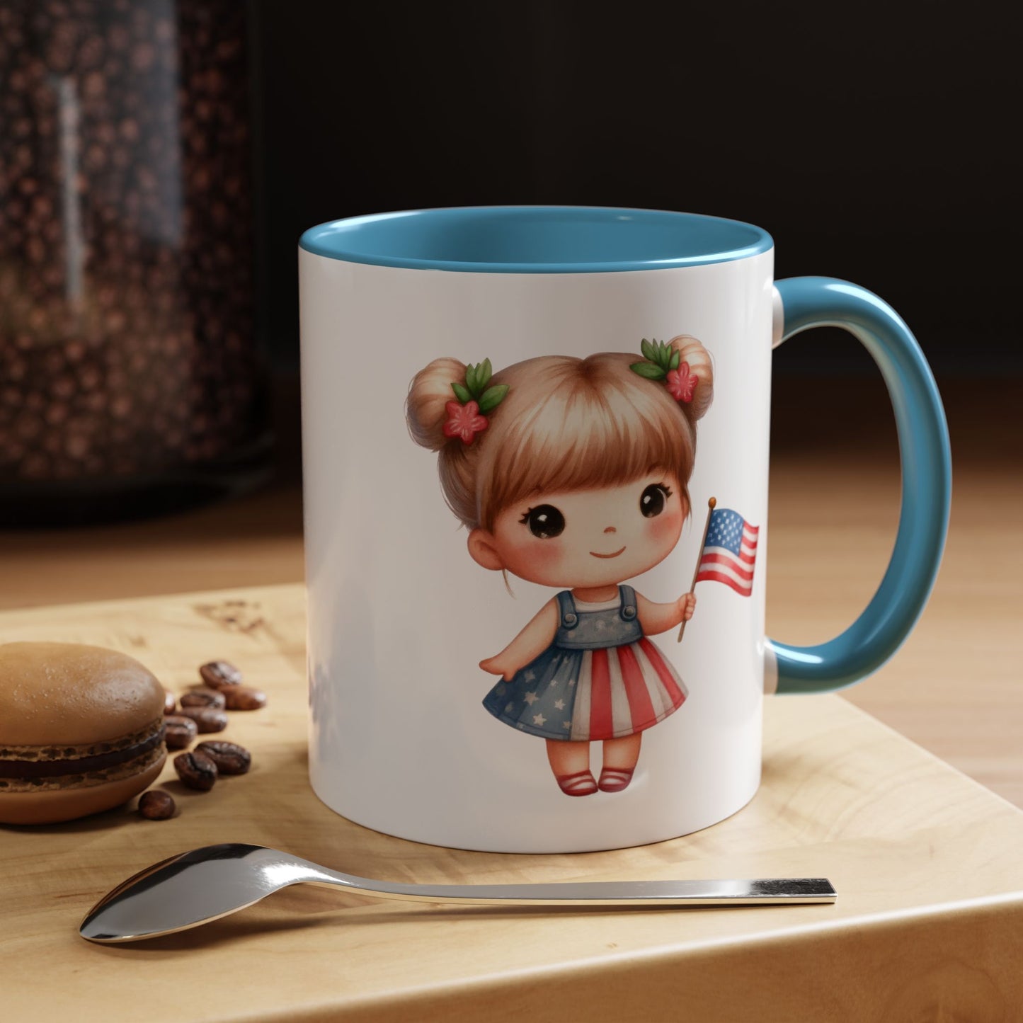 4th of July - American Girl Flag
