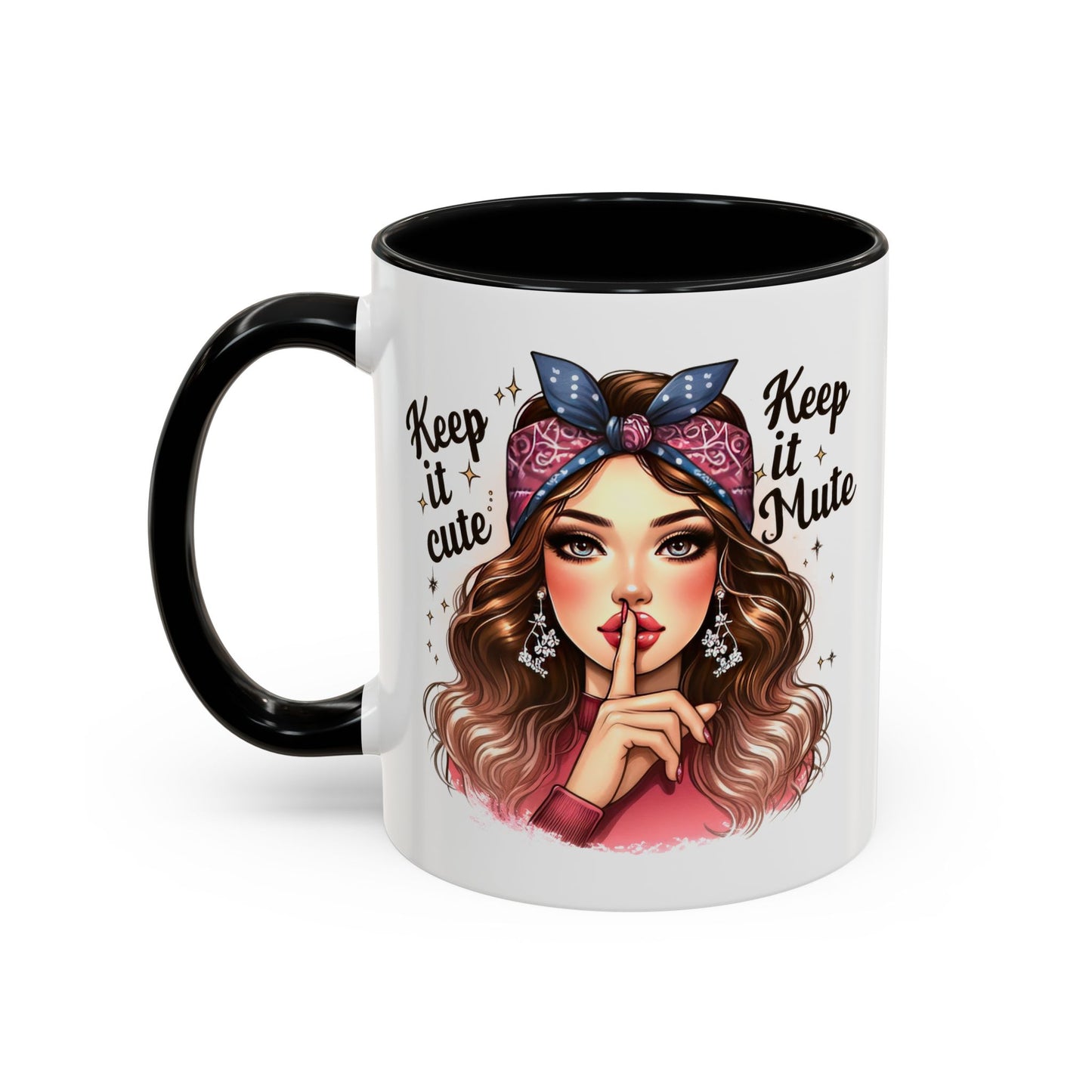 Humor Mug - Keep It Cute Keep It Mute