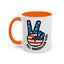 4th of July Mug - All American Girl Peace Sign