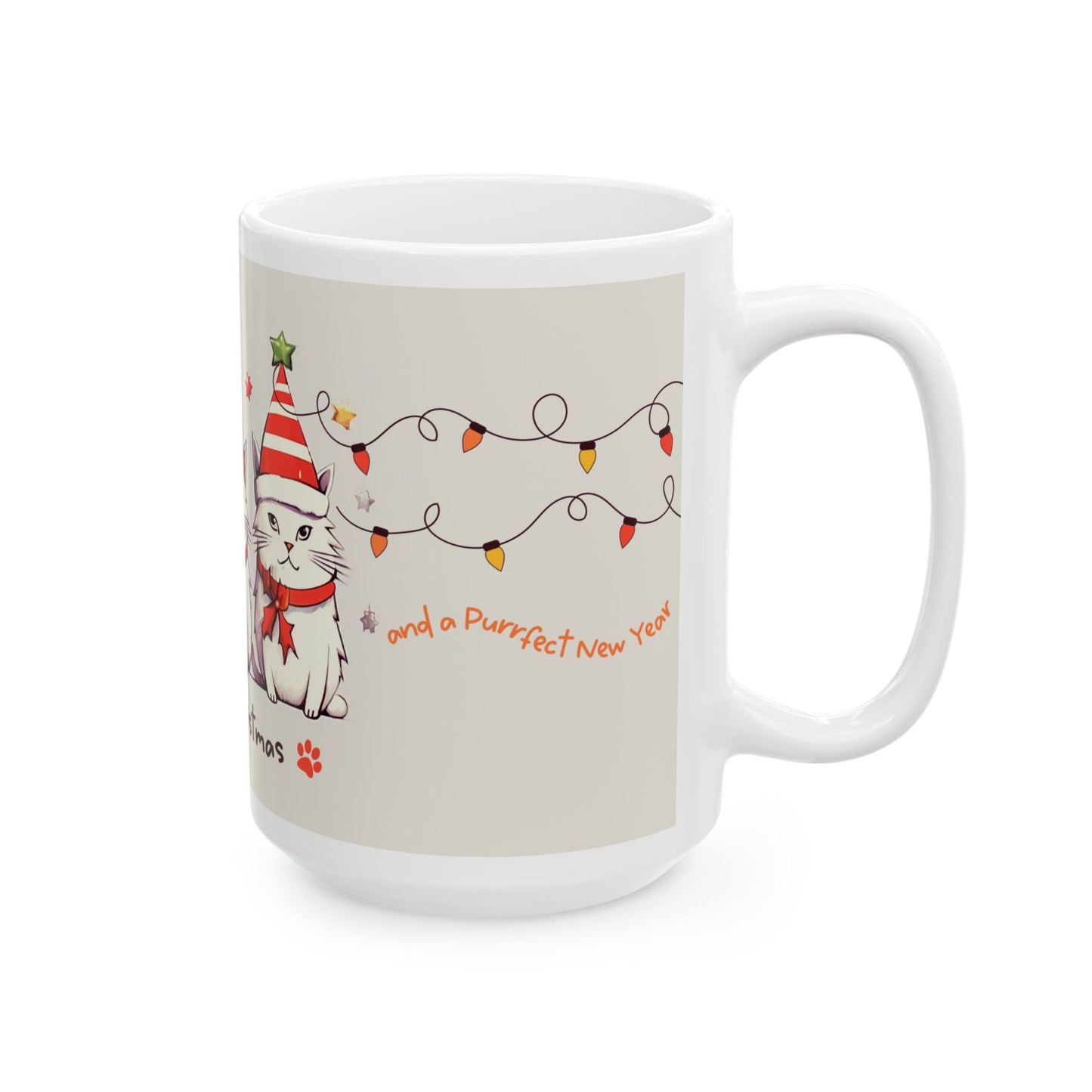 Christmas Mug - Meowy Christmas