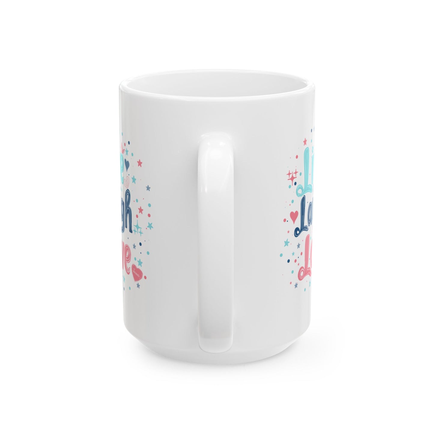 Wellness Mug - Live Laugh Love Forever Pastel
