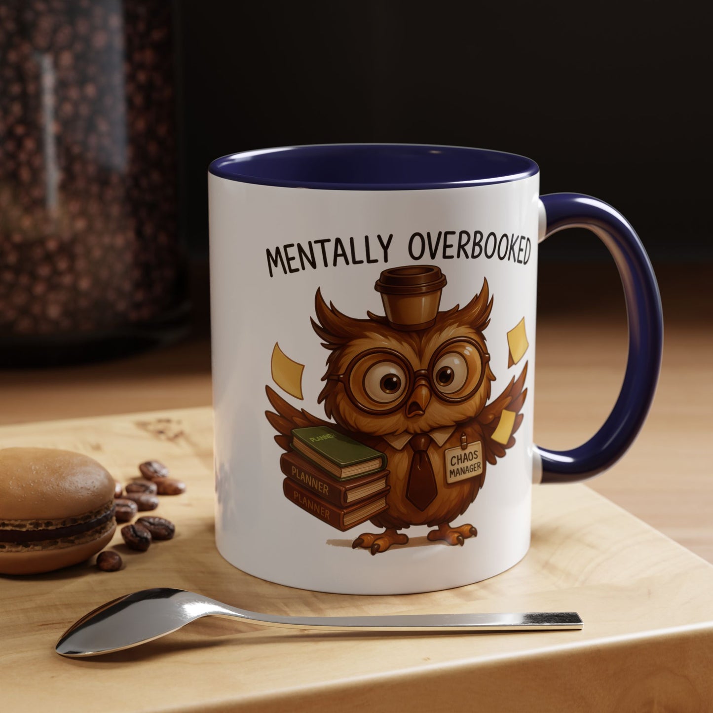 Office Mug - Mentally Overbooked