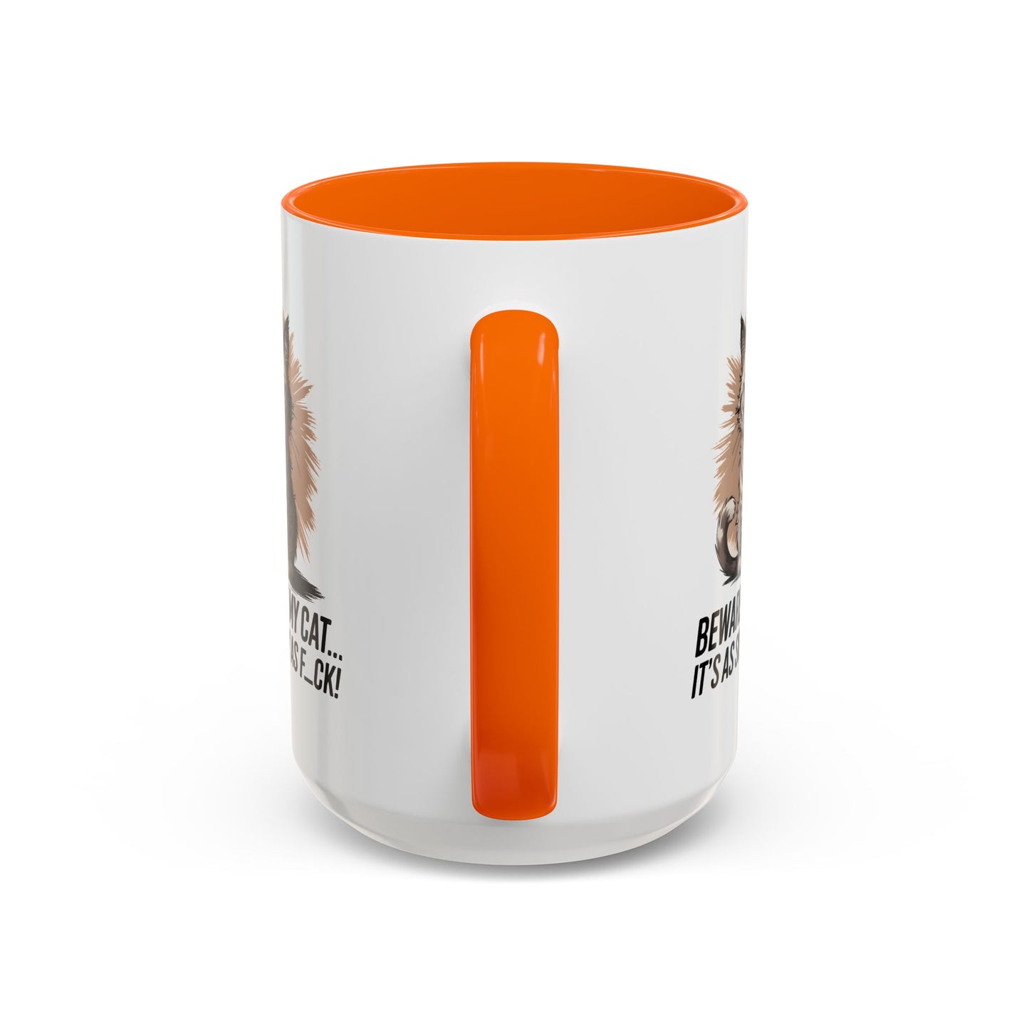 Humor Mug - Beware of My Cat