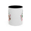 Christmas Mug - We Wish You a Merry Christmas Black & Red Text Cookies & Candy