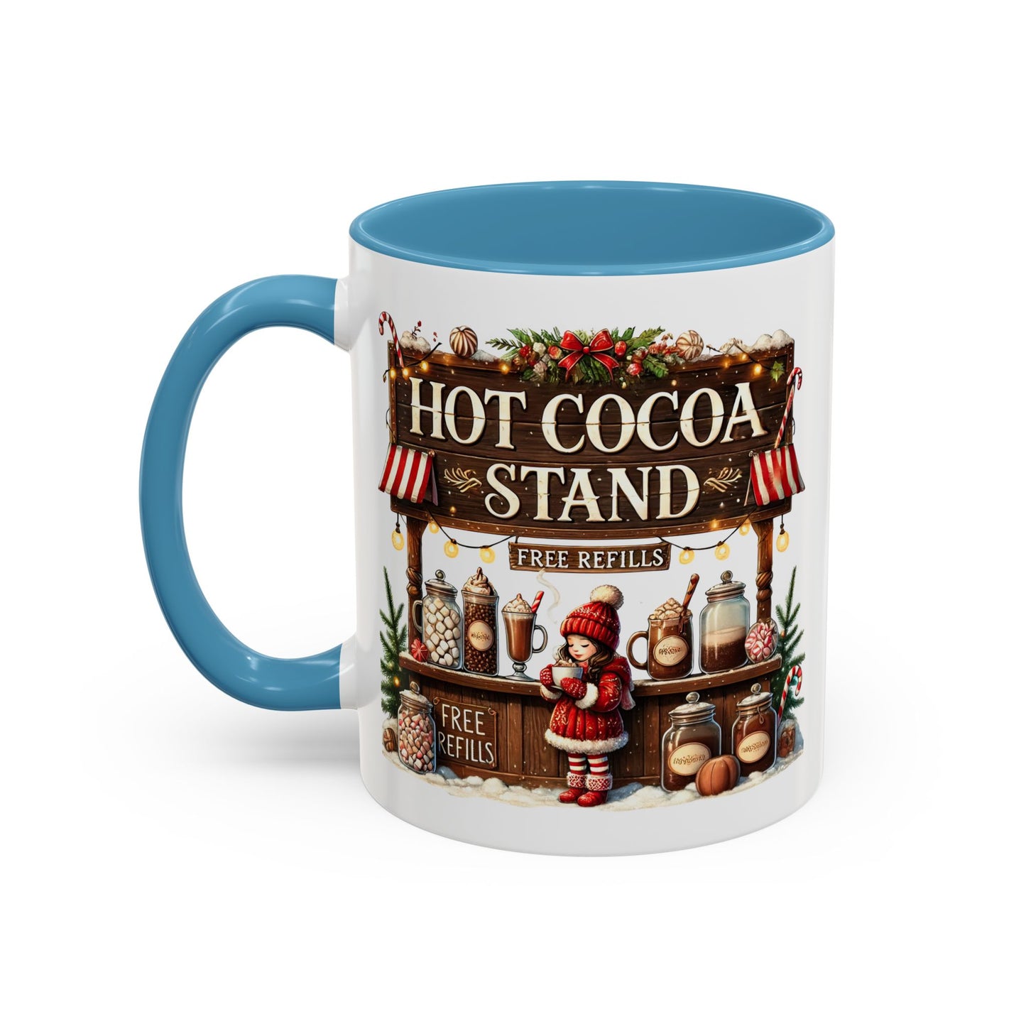 Christmas Mug - Hot Cocoa Stand Free Refills