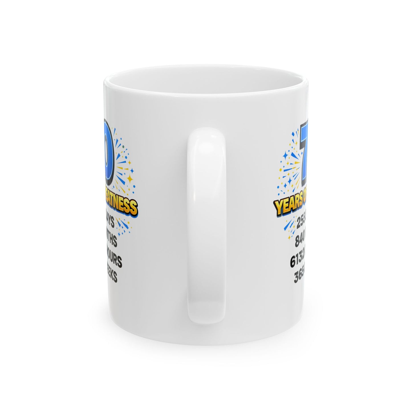 Birthday Mug - 70 Years of Greatness