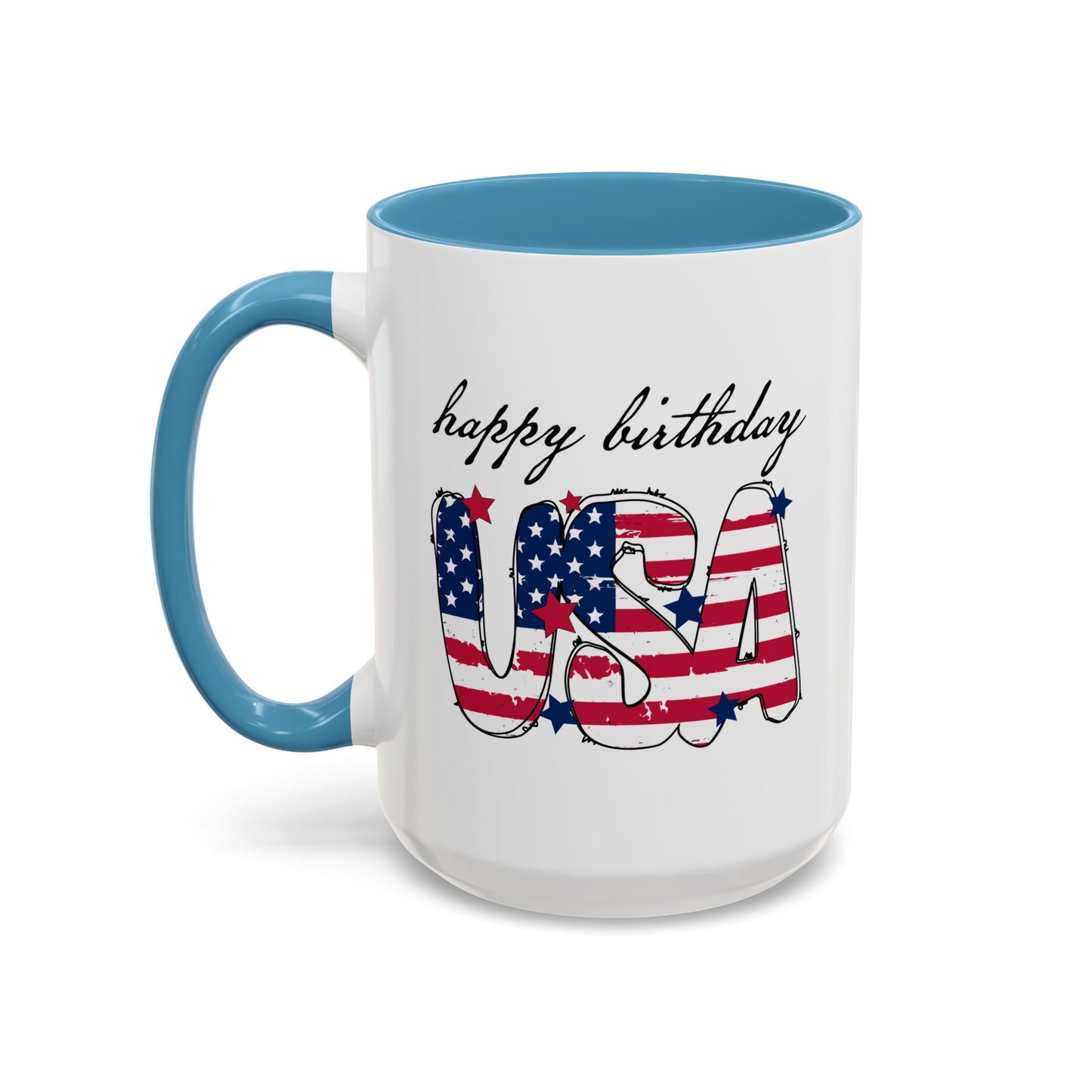 4th of July Mug - Happy Birthday USA