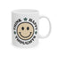 Wellness Mug - Think Happy Thoughts Smiley Face