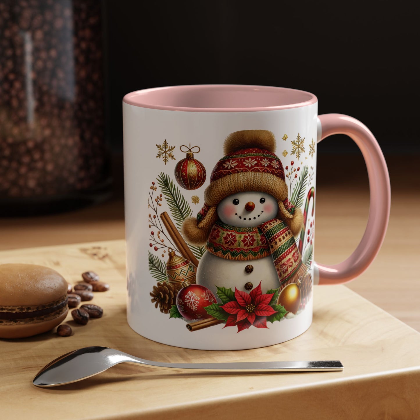 Christmas Mug - Gold Snowman