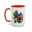 4th of July Mug - T Rex Dinosaur USA Flag