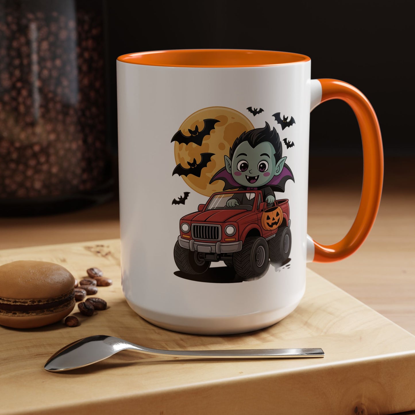 Halloween Mug - Driving Vampire