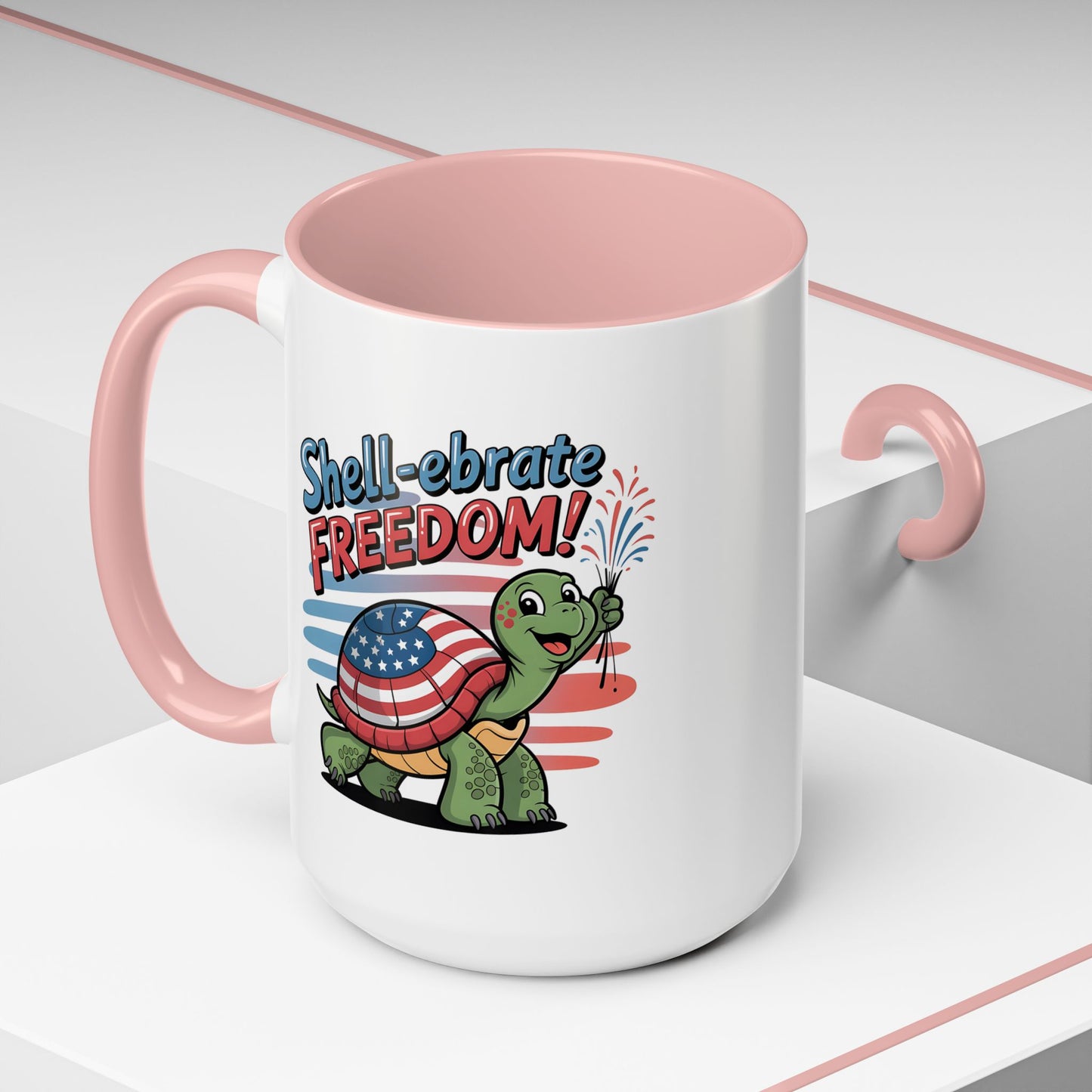 4th of July Mug - Shell-ebrate Freedom
