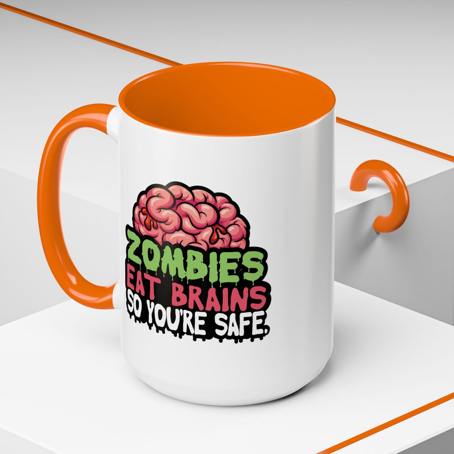 Humor Mug - Zombies Eat Brains