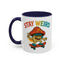 Humor Mug - Stay Weird Mushroom Skateboard