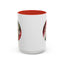Christmas Mug - Merry Christmas White and Red Text Decoration