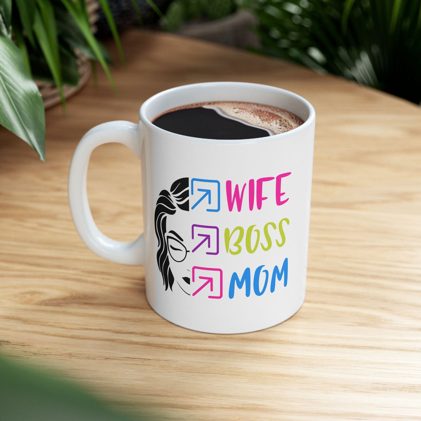 Humor Mug - Wife Boss Mom