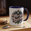 Christmas Mug - Merry Christmas White & Red Embossed Text