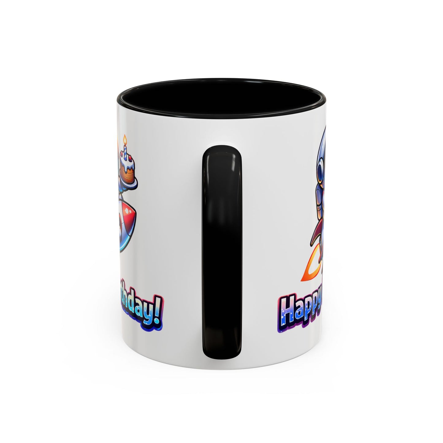 Birthday Mug - Astronaut Rocket