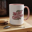 Christmas Mug - Merry Christmas Maroon & Green Text Decorations
