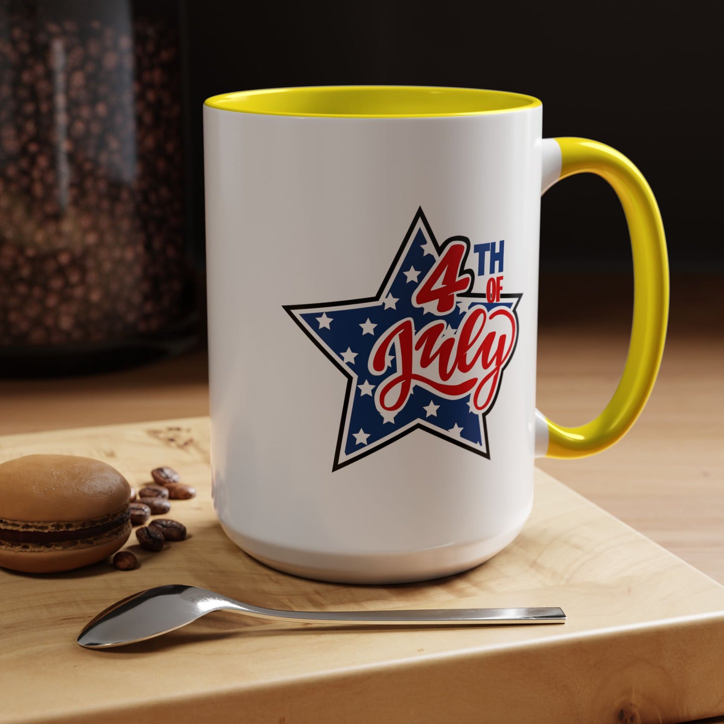 4th of July Mug - 4th of July Star Flag