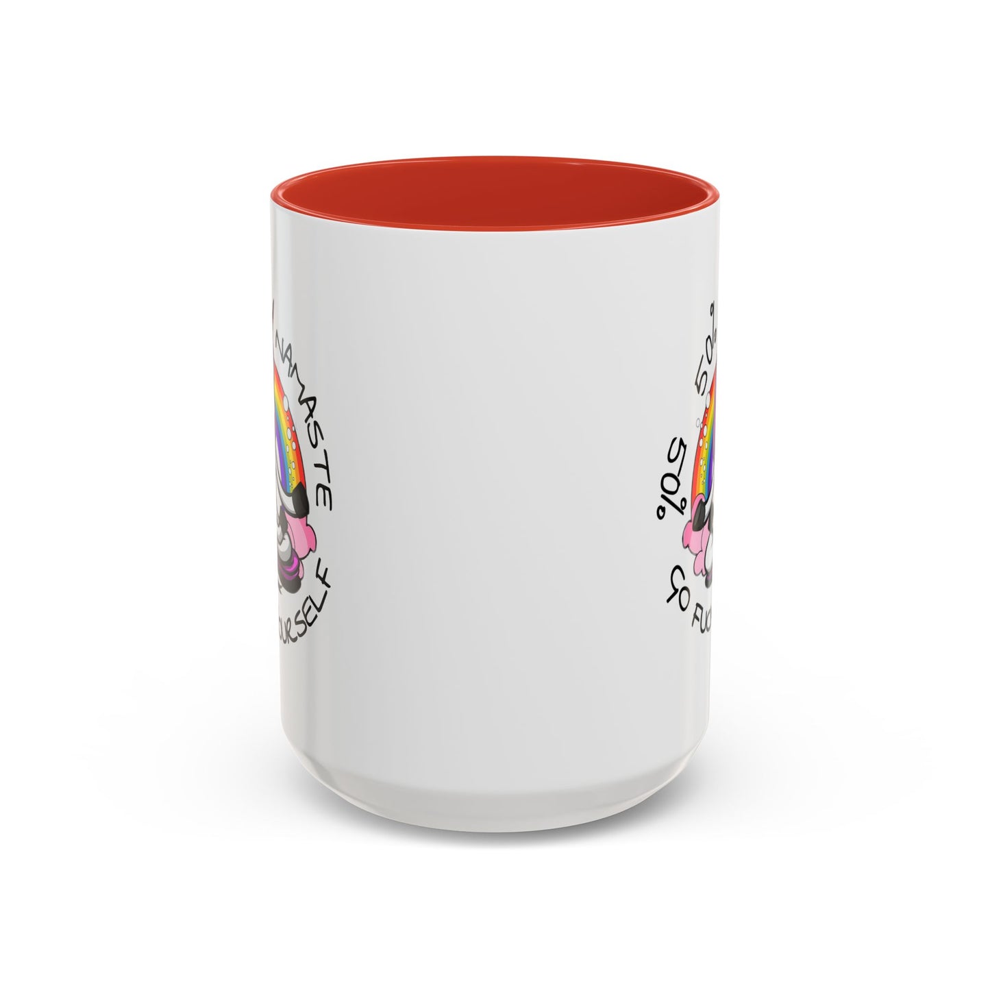 Adult Mug - 50% Namaste 50% Go Fuck Yourself