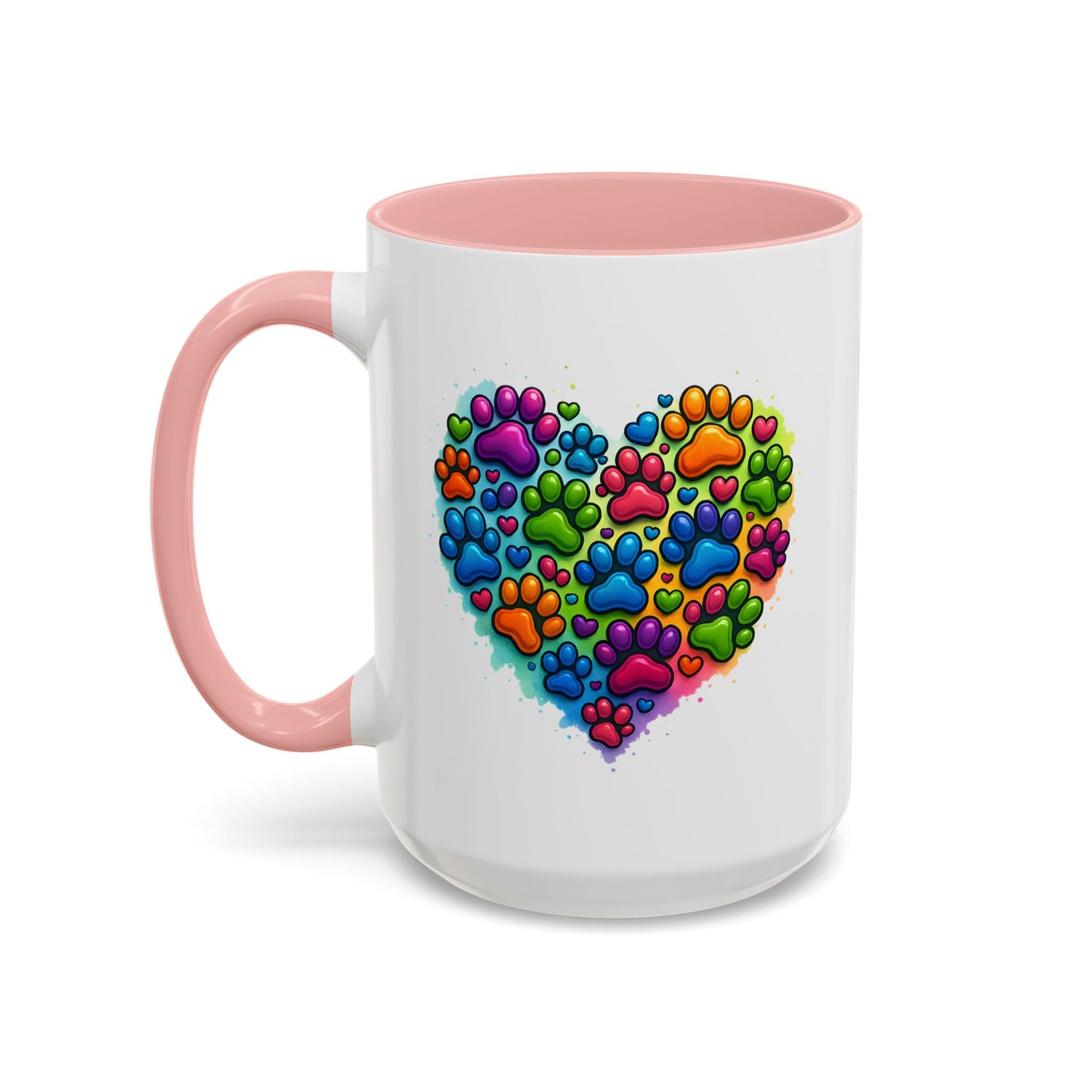 Animal Mug - Dog Paws Heart