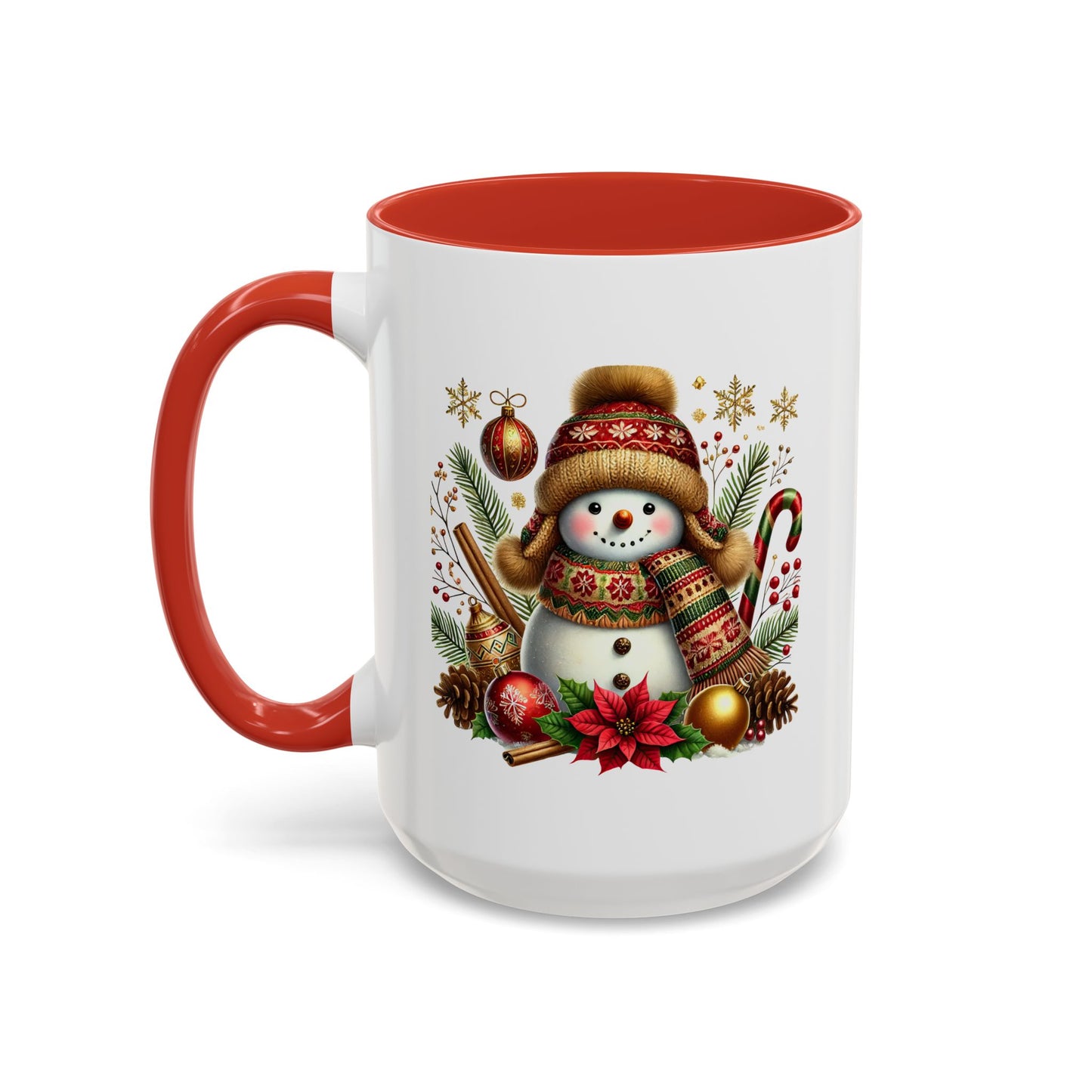 Christmas Mug - Gold Snowman