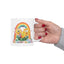Wellness Mug - Think Happy Thoughts Rainbow Flowers