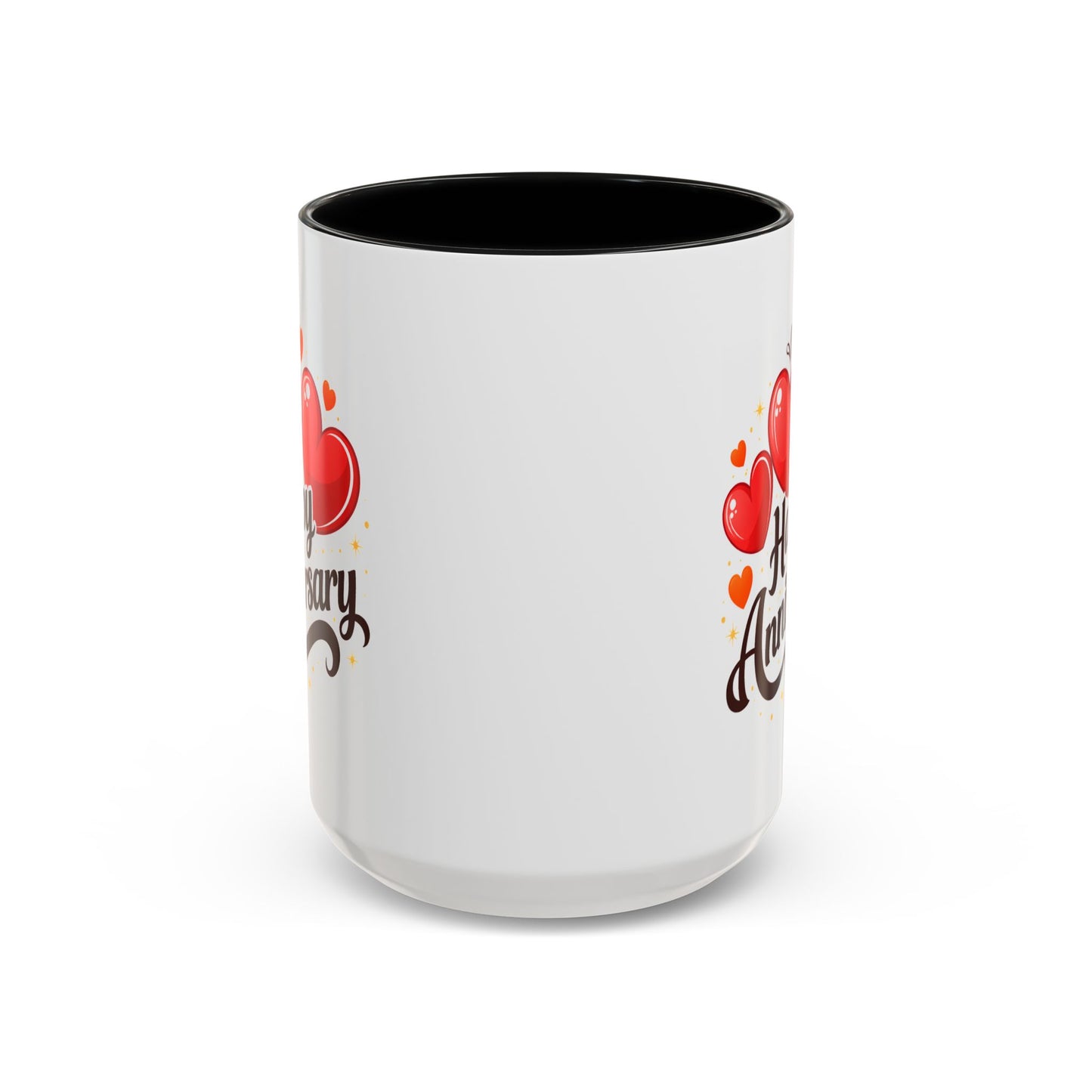 Anniversary Mug - Happy Anniversary Hearts