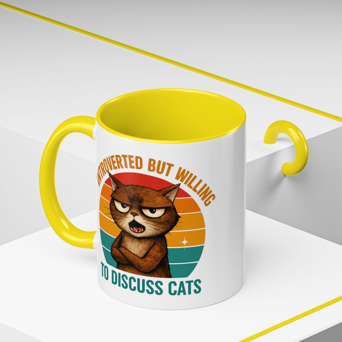 Animal Mug - Introverted But Willing To Discuss Cats