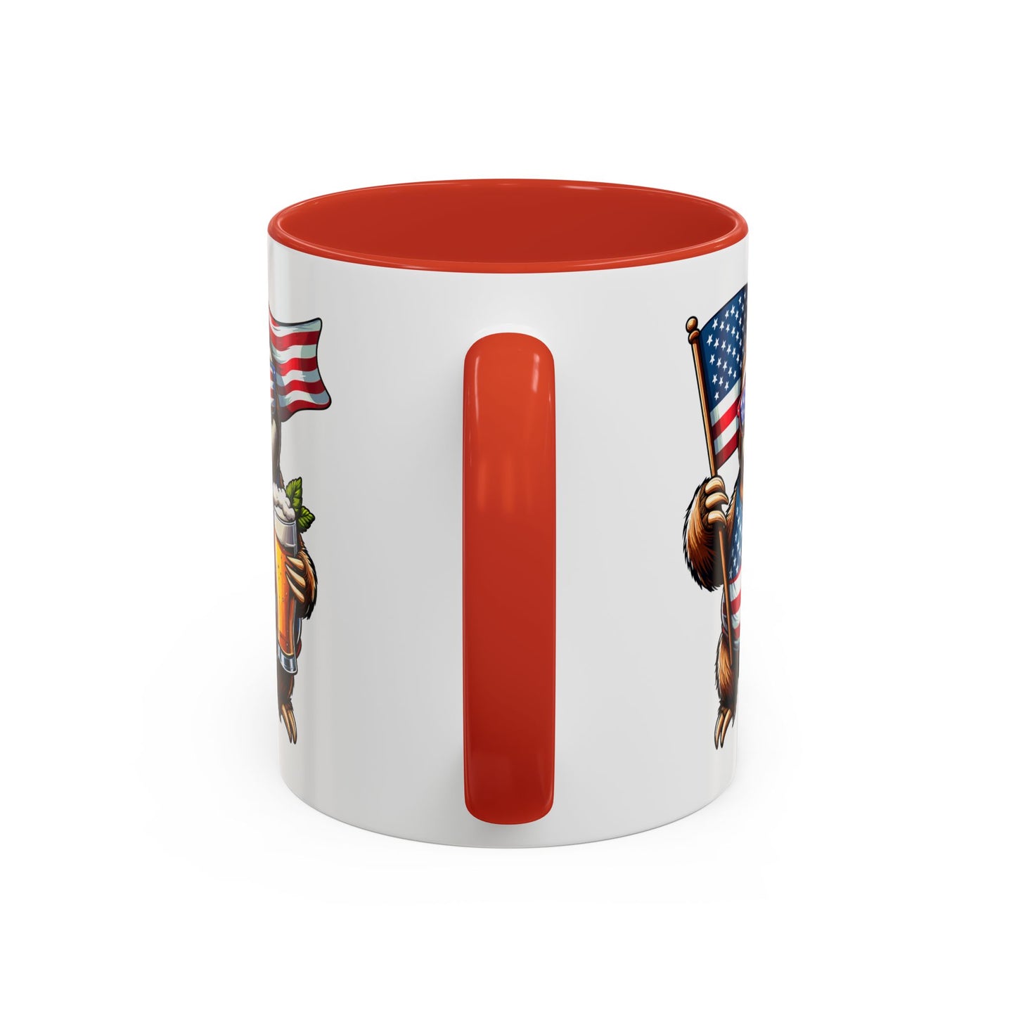 4th of July Mug - Merica Sloth