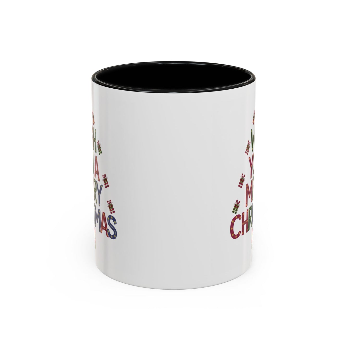 Christmas Mug - I Wish You a Merry Christmas Present Treee