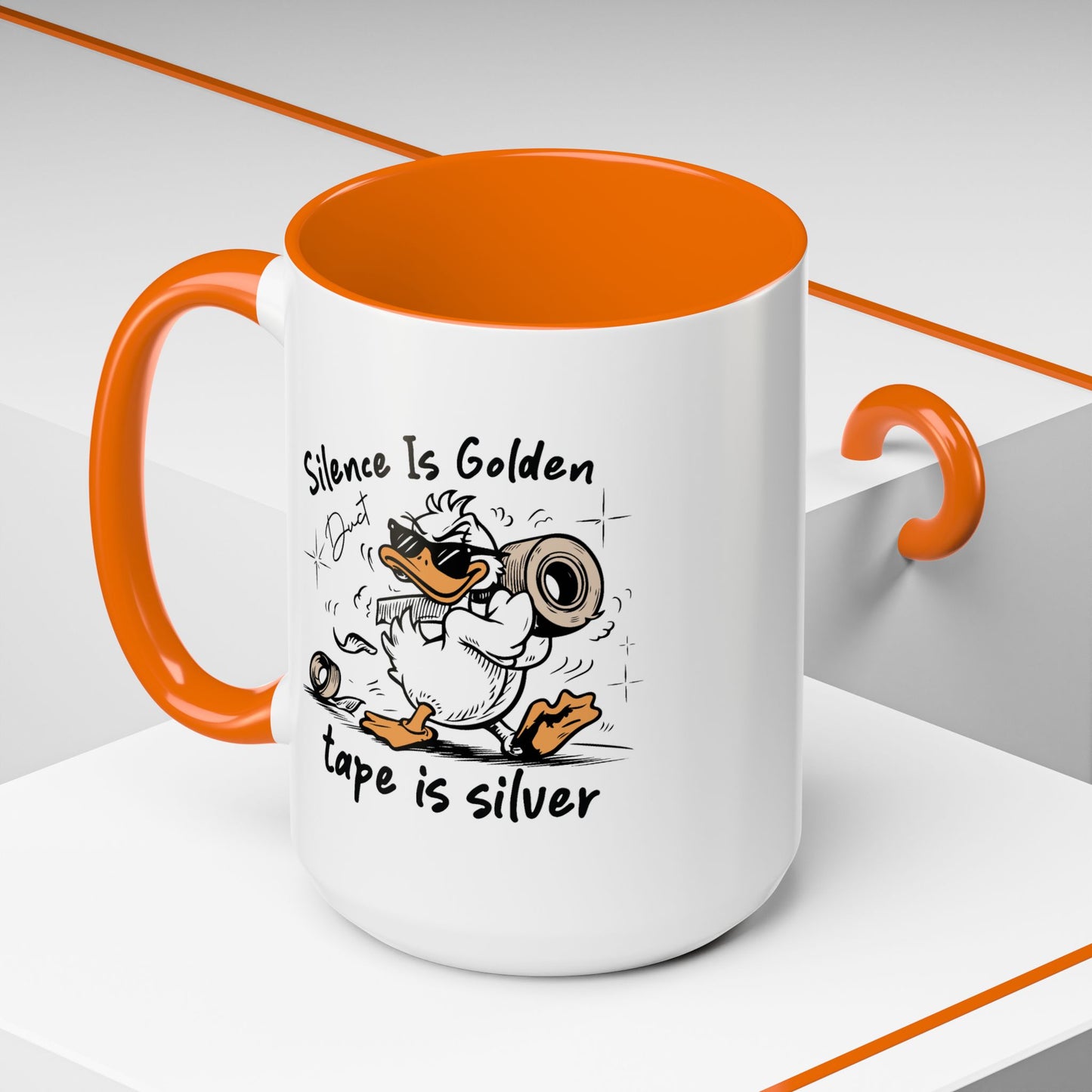 Humor Mug - Silence is Golden Duct Tape is Silver