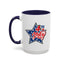 4th of July Mug - 4th of July Star Flag