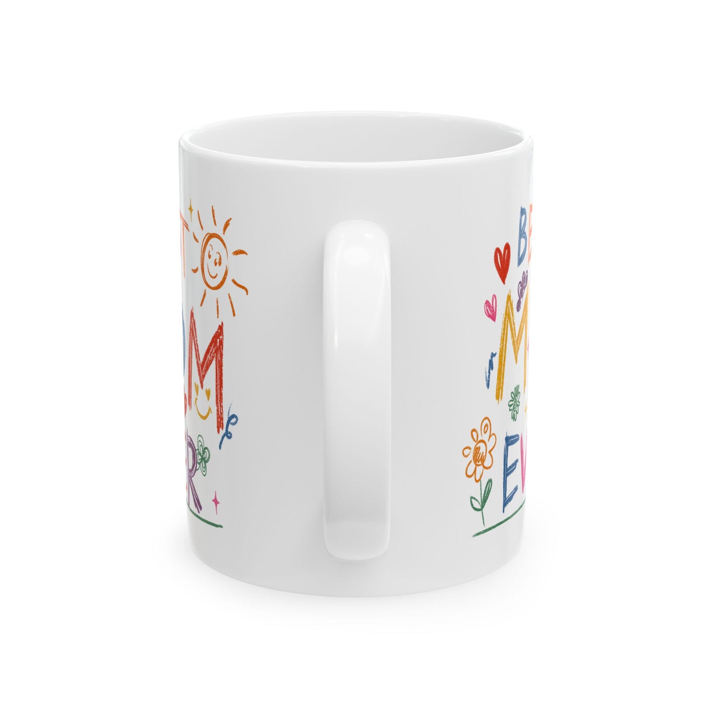Mother's Day Mug - Best Mom Ever Drawing