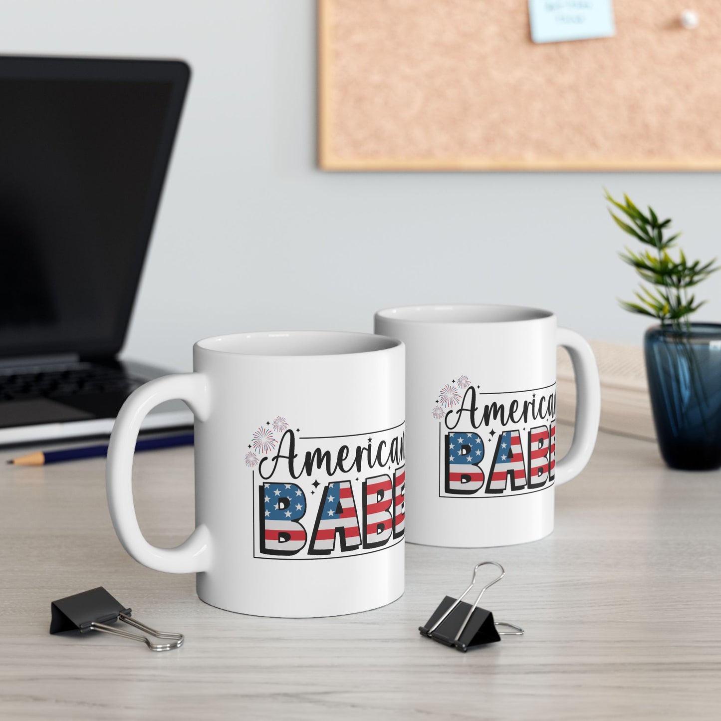 4th of July Mug - American Babe