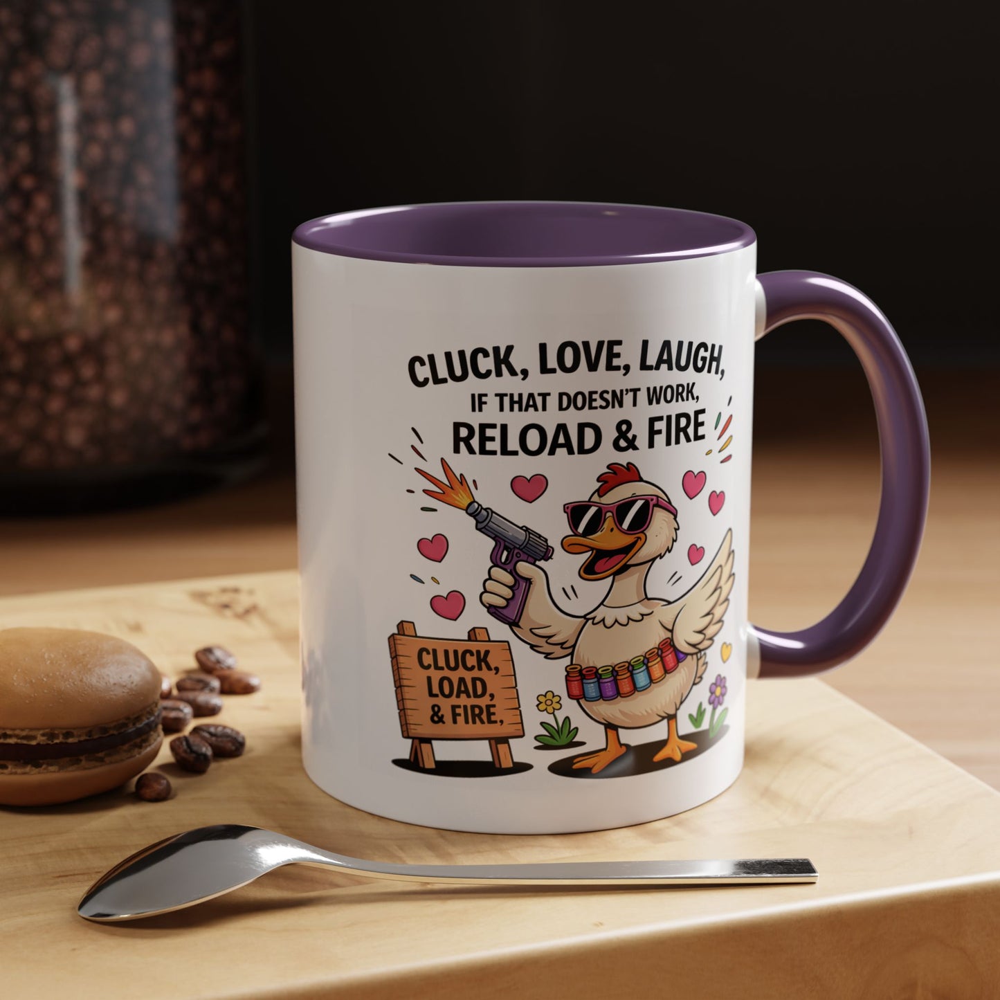 Adult Mug - Cluck Love Laugh