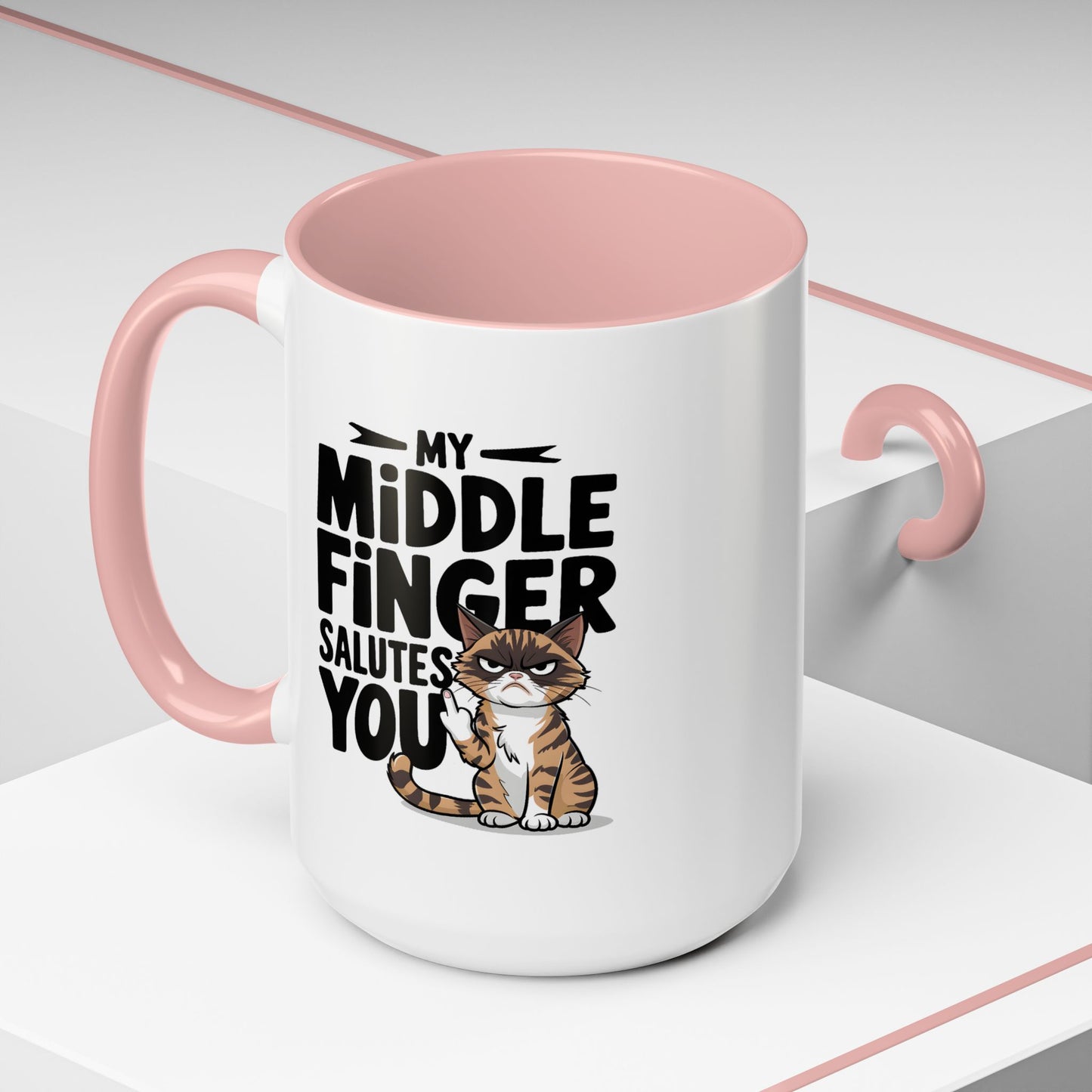 Humor Mug - My Middle Finger Salutes You