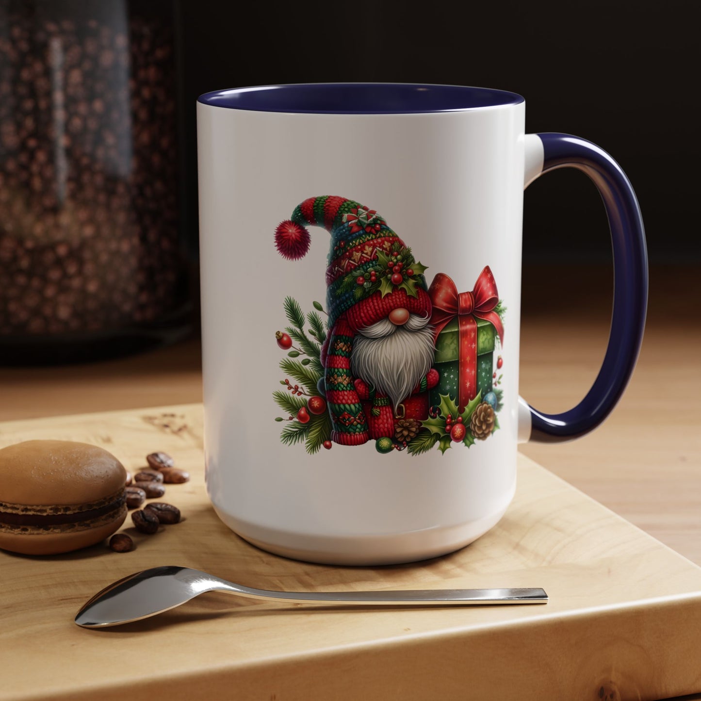 Christmas Mug - Gnome and Present