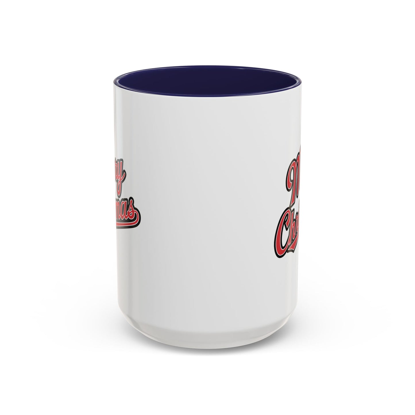 Christmas Mug - Merry Christmas Red & Black Baseball Text
