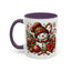 Christmas Mug - Red and Green Snowman 2