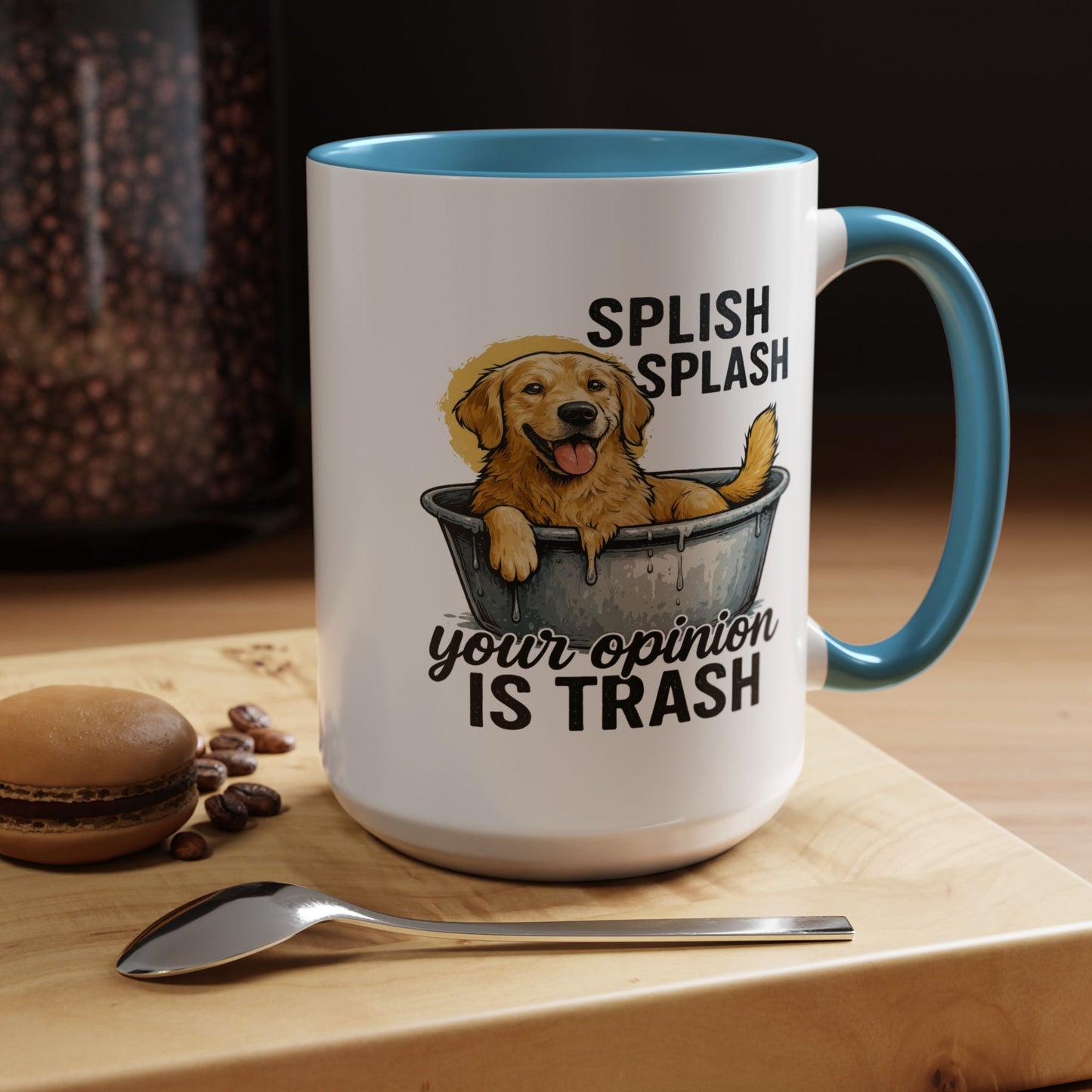 Animal Mug - Splish Splash Your Opinion Is Trash