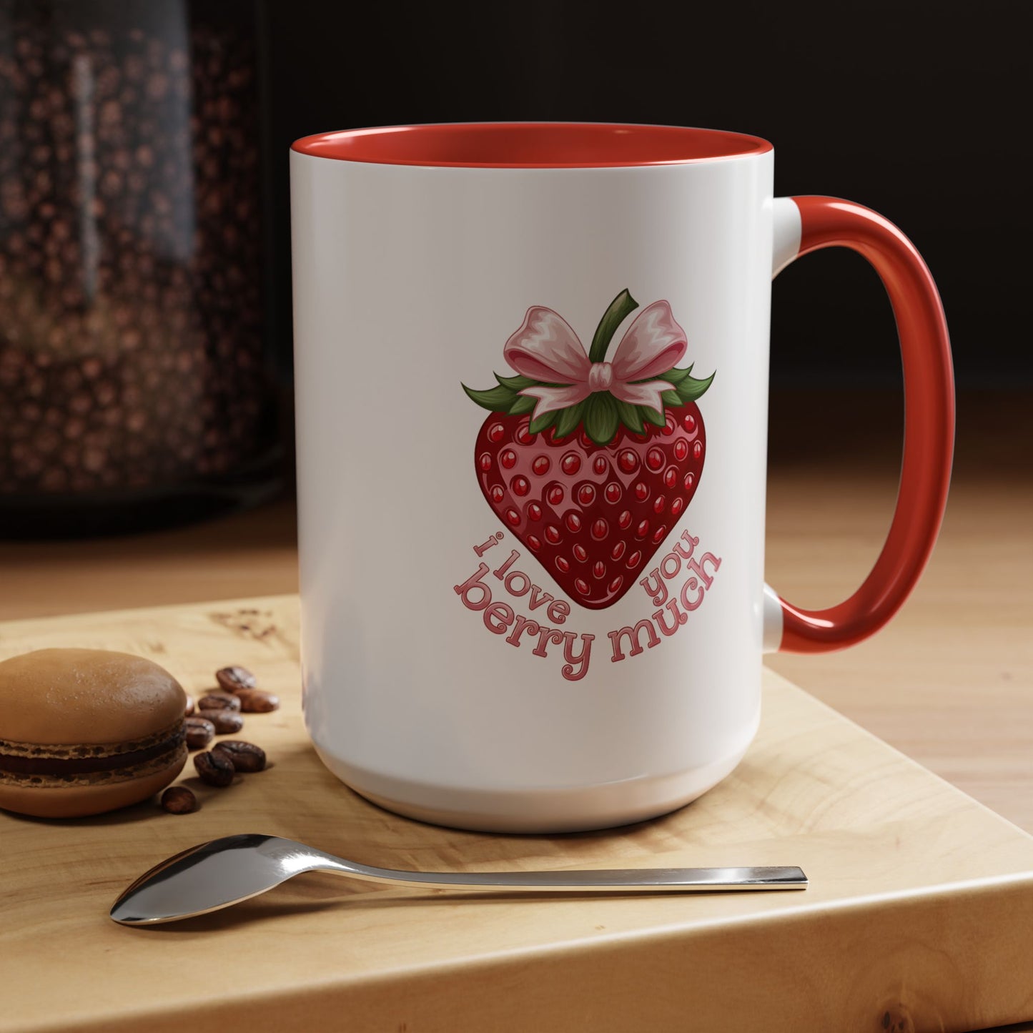 Valentine's Day Mug - I Love You Strawberry